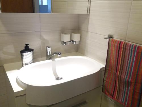Et badeværelse på Holiday home Aquae S