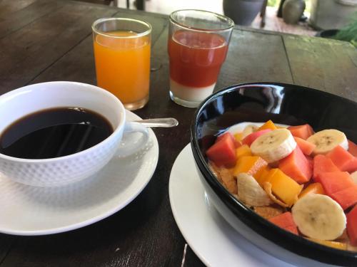 Mad på bed and breakfast-stedet eller i nærheden