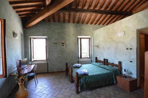 Giường trong phòng chung tại Ostello Villa Redenta