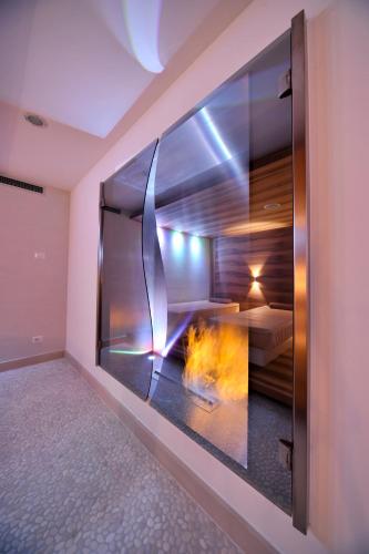 Katil atau katil-katil dalam bilik di Hotel Resort & Spa Miramonti