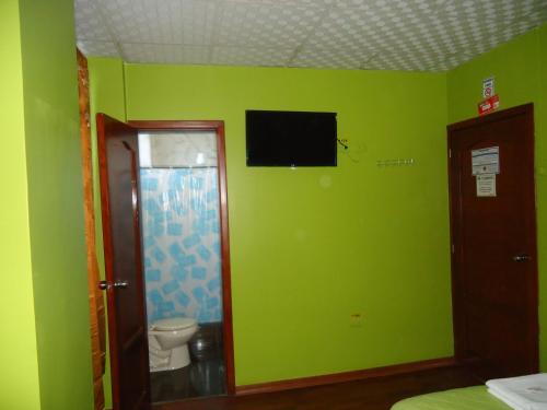 Koupelna v ubytování Hostal Bolívar Inn