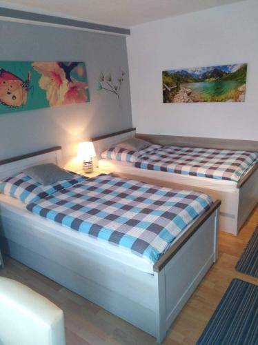 Hotel Garni "Adria"にあるベッド