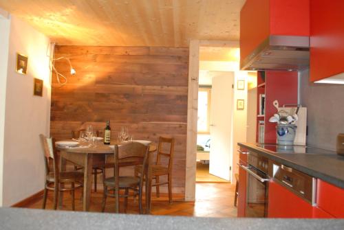 Kuchyň nebo kuchyňský kout v ubytování Ferienwohnung Troegligasse