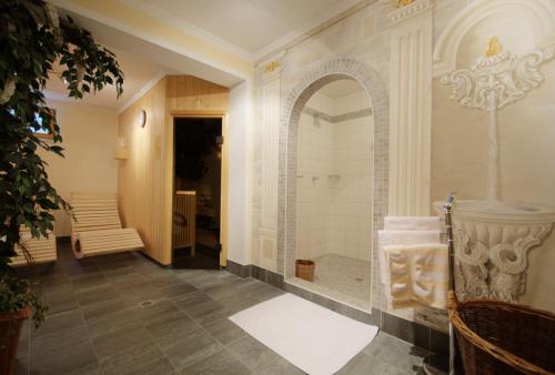 Kúpeľňa v ubytovaní Apart-Pension Wasserfall