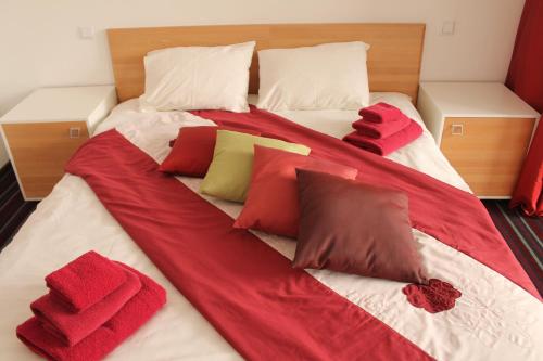 Postel nebo postele na pokoji v ubytování Hotel Kalyna