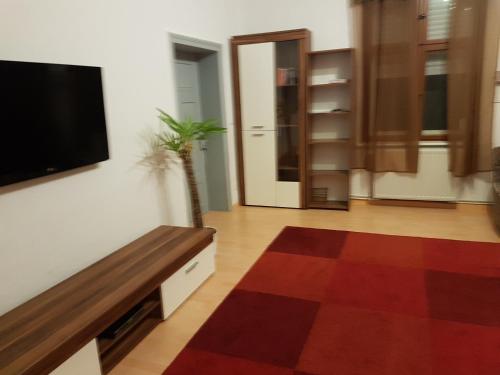 Μια τηλεόραση ή/και κέντρο ψυχαγωγίας στο Ferienwohnung in Diehlo