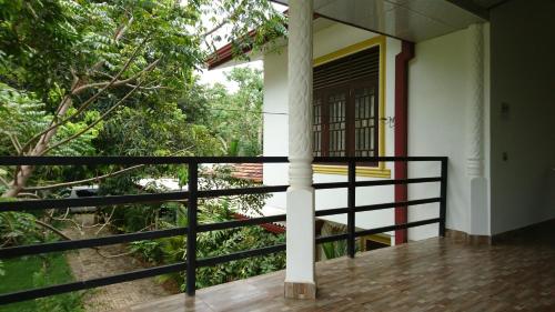 a view from the balcony of a house at Yala Southern Homestay in Tissamaharama