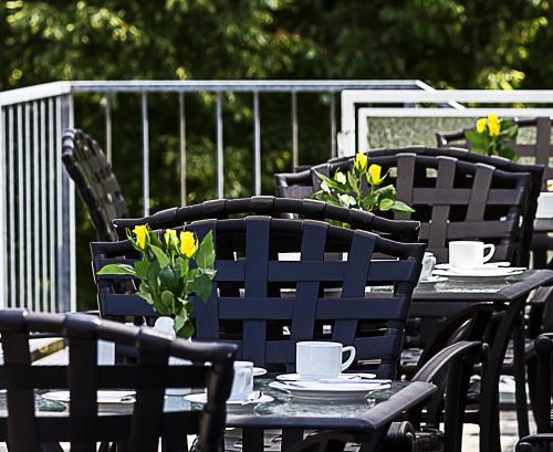 Balkoni atau teres di Hotel Blutenburg