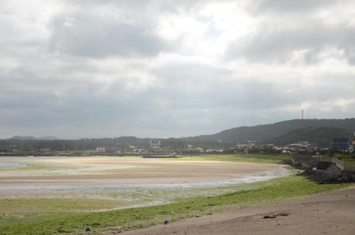 a view of the beach from the shoreline at Jeju Stay in Sungsan in Seogwipo