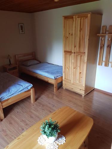 Cama o camas de una habitación en Chata Línia