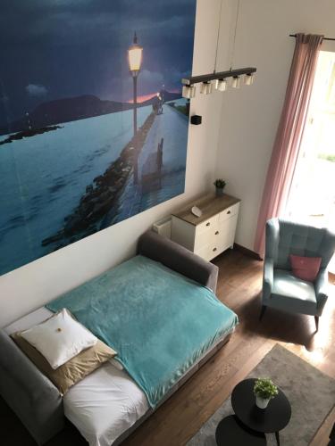 Гостиная зона в Balkon Apartman Horváth Ház Balatonfüred