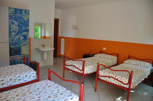 Voodi või voodid majutusasutuse Residenza Molinatto toas