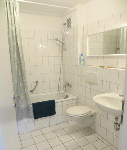 Ein Badezimmer in der Unterkunft Ferienwohnung BELVEDERE
