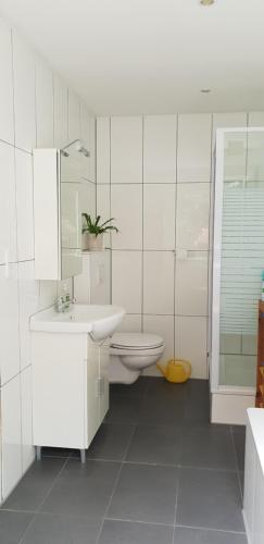Ванная комната в Traumhaftes Apartment in Mönchengladbach Ohler