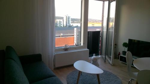 Posezení v ubytování Lutakko Apartment with free car parking