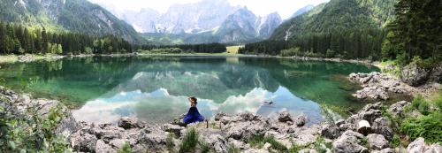 Un paisaje natural cerca de la casa de huéspedes