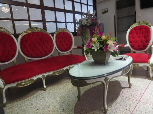 Posezení v ubytování Hotel León Dorado