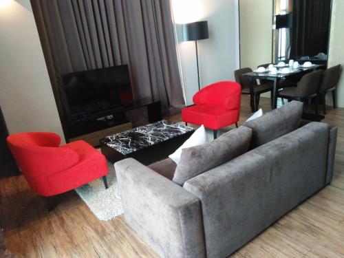 Posezení v ubytování Urbano Luxury Maritime Suite