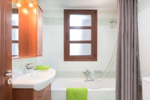A bathroom at Lindos Emerald