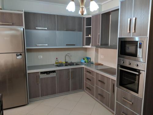 Seafront Apartment 주방 또는 간이 주방