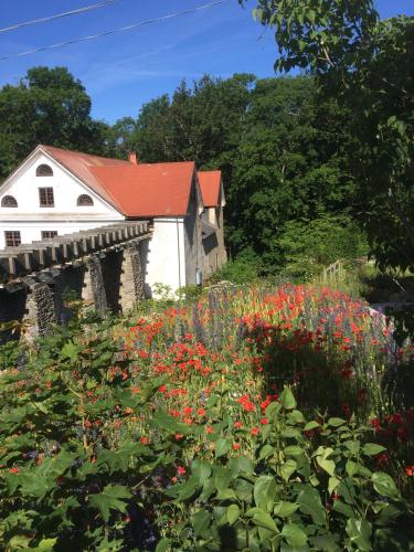 Zahrada ubytování Kvarnvillan Lummelundsbruk