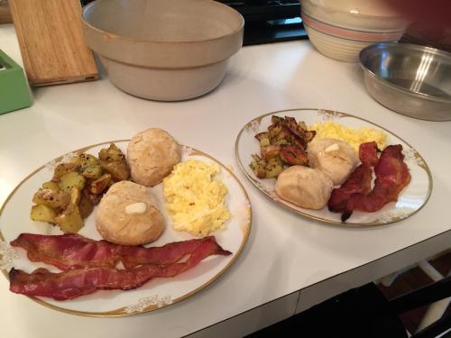 Mad på bed and breakfast-stedet eller i nærheden