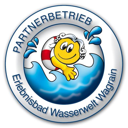 an image of the american refected international wavepool logo at Ferienhaus Försterlisl in Kleinarl