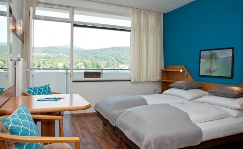 Katil atau katil-katil dalam bilik di Tennis & Yacht Hotel Velden