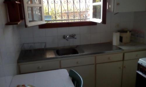 Η κουζίνα ή μικρή κουζίνα στο Vasiliki Apartments