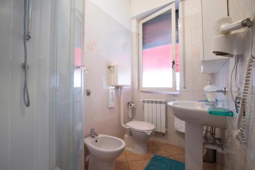 Koupelna v ubytování Albergo Ristorante Brera