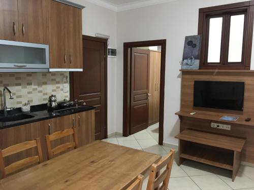 Dapur atau dapur kecil di Seaside Apart Hotel