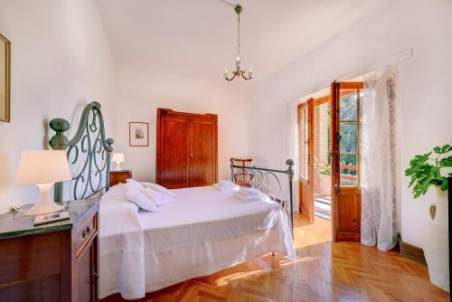 Katil atau katil-katil dalam bilik di Villa La Sciolta