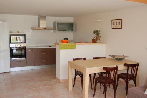 Kjøkken eller kjøkkenkrok på Le Mas Ferrand