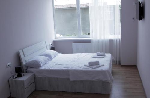 Postel nebo postele na pokoji v ubytování Hotel Caucasus
