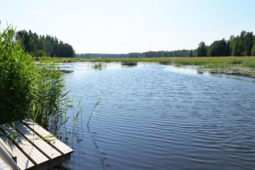 Naturlandskabet i nærheden af villaen