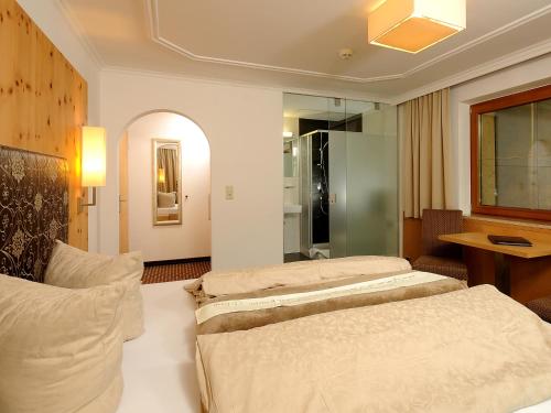 Hotel Burgschrofnにあるベッド