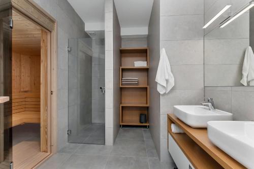 Kúpeľňa v ubytovaní Villa Mendula