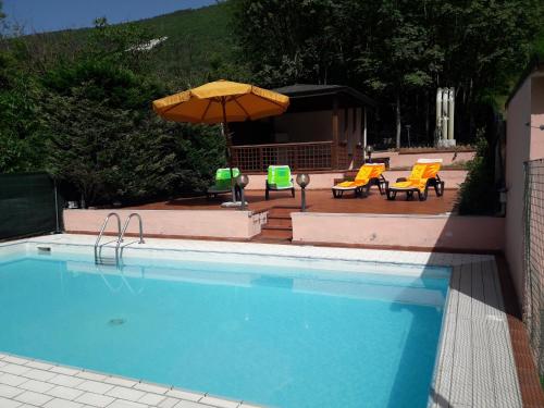 Majoituspaikassa Villa Claudia indipendente con piscina ad uso esclusivo tai sen lähellä sijaitseva uima-allas