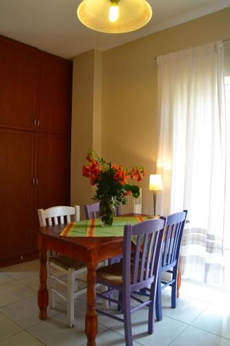 Χώρος καθιστικού στο Prokimea Seaview Apartments
