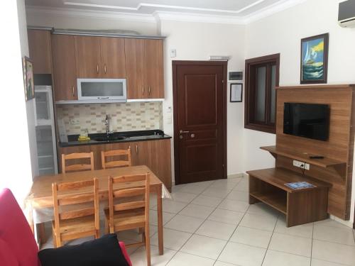 Dapur atau dapur kecil di Seaside Apart Hotel