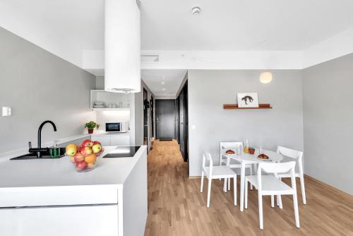 Η κουζίνα ή μικρή κουζίνα στο Forenom Aparthotel Oslo