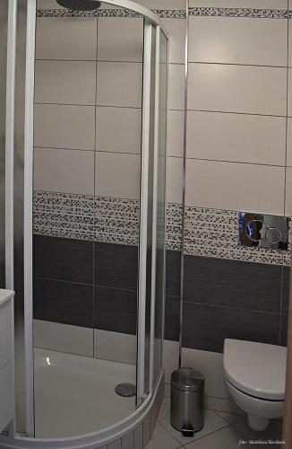 Koupelna v ubytování Penzion u Čápa Příbor