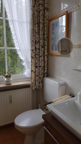 Koupelna v ubytování Hotel Villa Sisi
