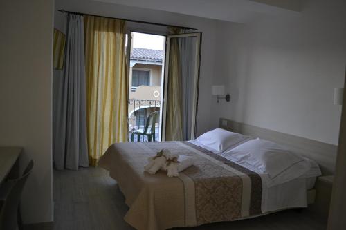 Cama o camas de una habitación en Bentus B&B