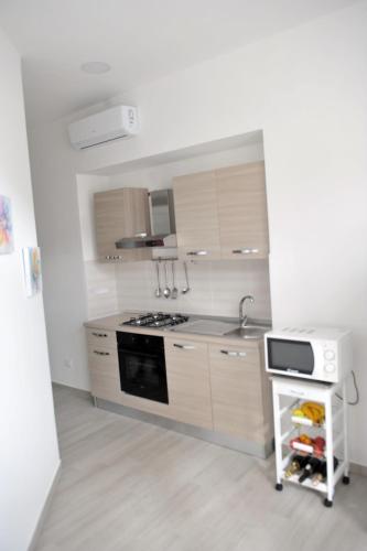 Dapur atau dapur kecil di Holiday house Lual