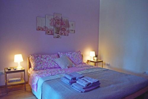 Ένα ή περισσότερα κρεβάτια σε δωμάτιο στο Dependance Miluna