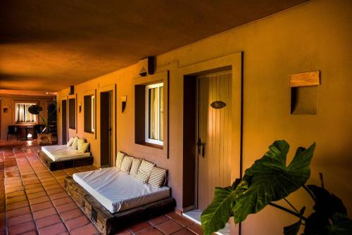 Postel nebo postele na pokoji v ubytování Chillout Hotel Tres Mares