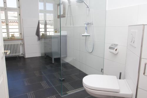 Koupelna v ubytování Gästezimmer Mittelgasse