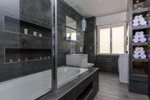 Kúpeľňa v ubytovaní Apartments Lara - Split Croatia