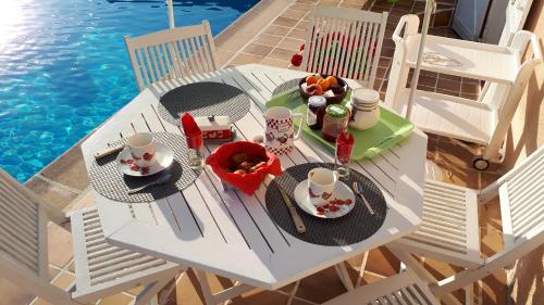 Jídlo v bed and breakfast nebo okolí